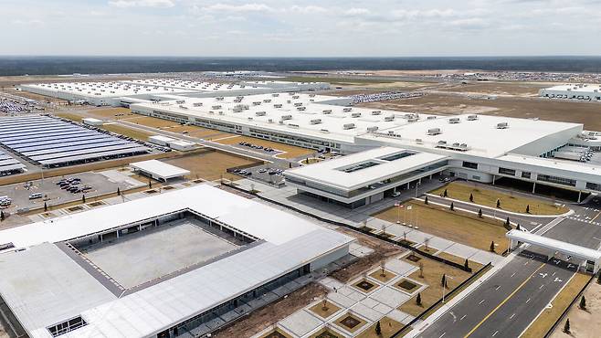 미국 조지아주 엘러벨에 위치한 ‘현대자동차그룹 메타플랜트 아메리카(HMGMA)’의 전경. ⓒ현대차그룹 제공