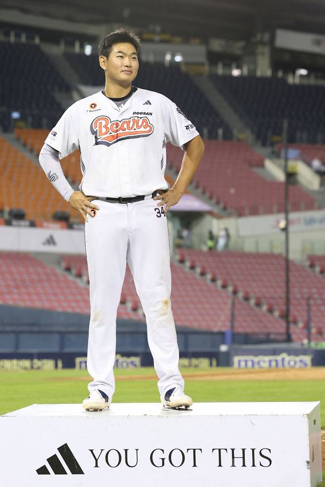 두산 베어스 외야수 홍성호. /사진=두산 베어스 제공