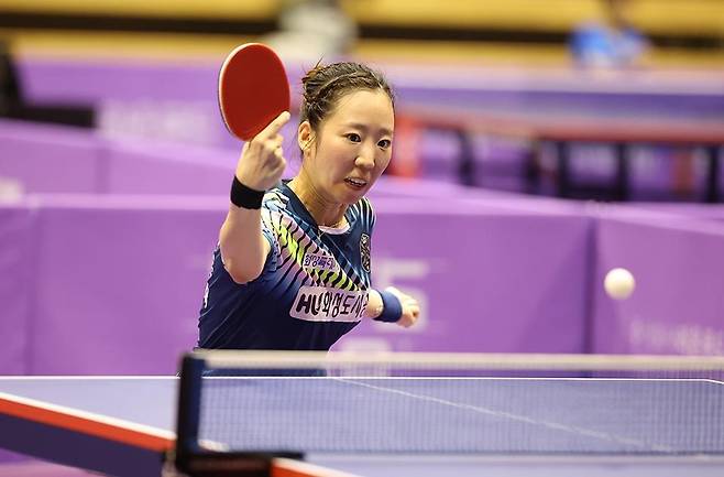 탁구 국가대표 선발전에 나선 양하은 [대한탁구협회 제공. 재판매 및 DB 금지]