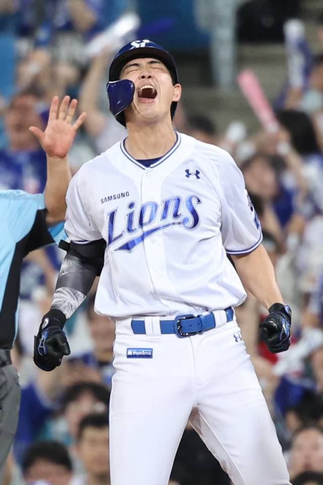 삼성 라이온즈의 구자욱. 삼성 제공