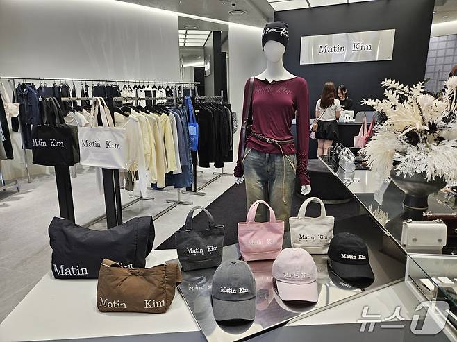마뗑킴 시부야점 내부 모습.ⓒ 뉴스1/김진희 기자.