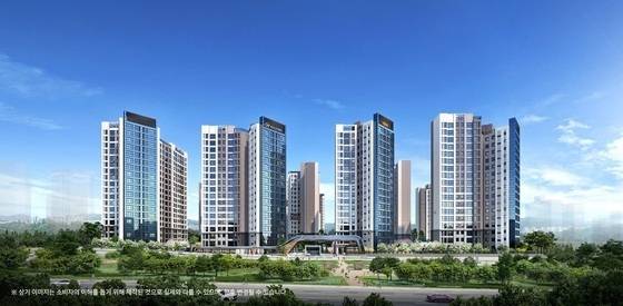 힐스테이트 e편한세상 문정 투시도(현대엔지니어링 제공)  뉴스1 ⓒ News1