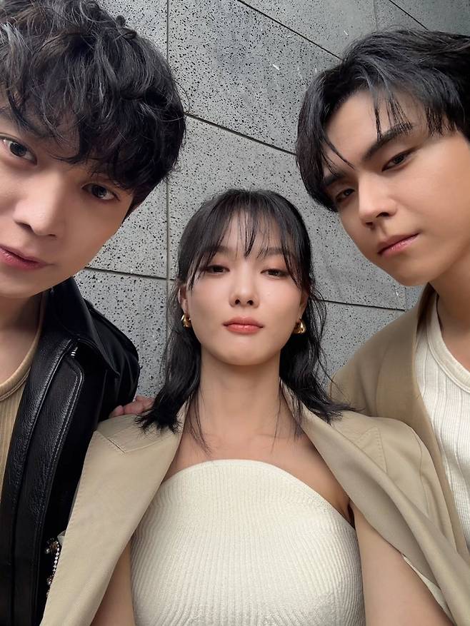 김영대, 김유정, 김도훈(왼쪽부터)