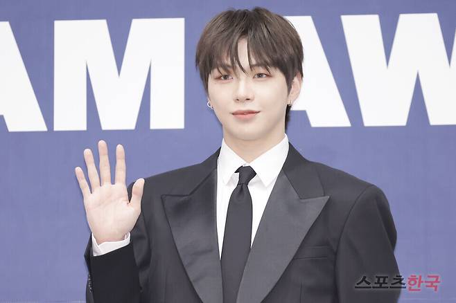 '2025 케이 월드 드림 어워즈'(2025 K WORLD DREAM AWARDS) 블루카펫 및 포토월 행사에 참석한 강다니엘. 23.8.21 ⓒ이혜영 기자 lhy@hankooki.com