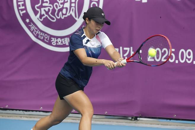 제69회 장호배 16강에서 승리한 이서아