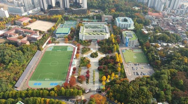 수도전기공업고등학교 전경