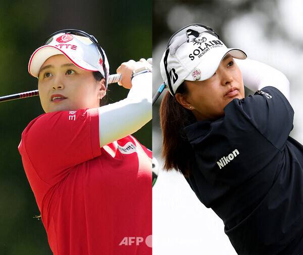 미국여자프로골프(LPGA) 투어에서 활약하는 최혜진, 고진영 프로. 사진제공=ⓒAFPBBNews = News1 (사진을 무단으로 사용하지 마십시오.)