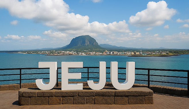 제주 관광산업의 현주소와 과제를 상징적으로 드러내는 풍경 이미지. 아름다운 자연 뒤에 숨은 구조적 불신과 정책 과제는 불투명하다.