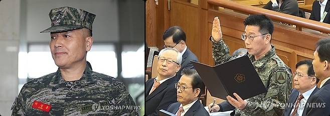 왼쪽부터 박정훈 해병 대령, 조상현 육군 대령. [연합뉴스]