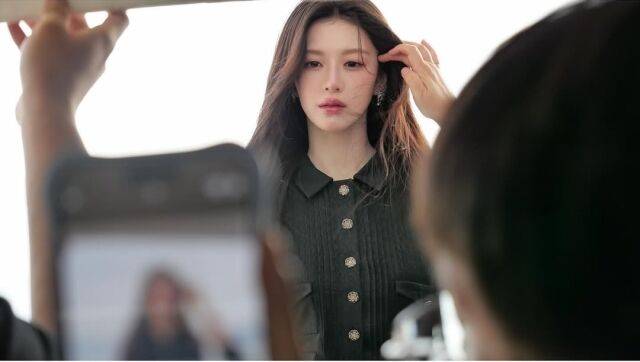 배우 고윤정이 촬영 직전 모습을 공개했다. / 고윤정 인스타그램