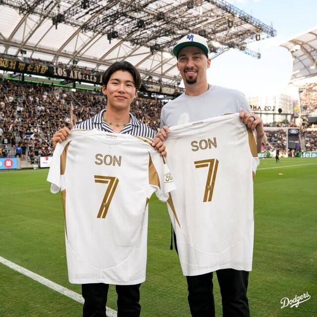 김혜성, 블레이크 스넬./LA 다저스 SNS