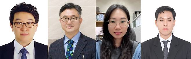 강홍규(왼쪽부터) GIST 차세대에너지연구소 책임연구원, 이광희 신소재공학과  교수, 오주희 석박통합과정생, 김주현 박사.[GIST 제공]