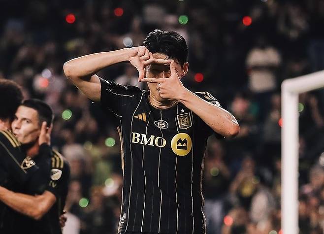 [서울=뉴시스]LAFC 손흥민, MLS 3경기 연속골. (사진=LAFC 구단 소셜미디어 캡처) 2025.09.22. photo@newsis.com *재판매 및 DB 금지
