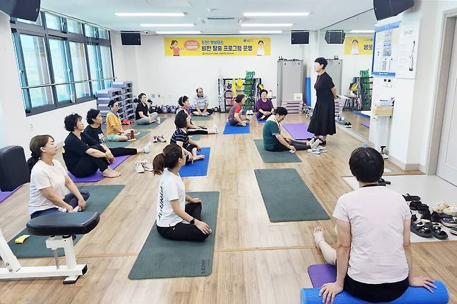 청송군 '산남지역 비만탈출 프로그램' 진행 현장 ⓒ청송군