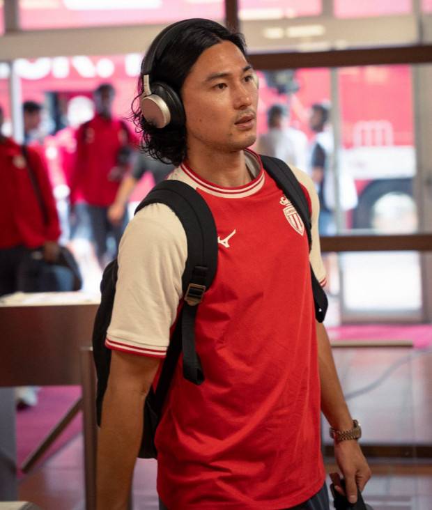 AS모나코 공격수 미나미노 타쿠미. /사진=AS모나코 공식 SNS 갈무리