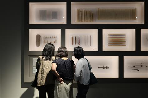 국립세계문자박물관 관람객. [사진=경인방송DB]