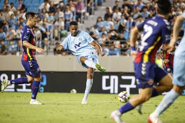 대구FC의 에드가 선수. 대구FC 제공