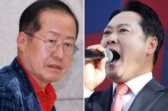 홍준표 전 대구시장(왼쪽), 장동혁 국민의힘 대표.〈사진=연합뉴스〉