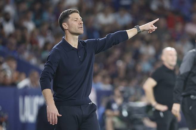 레알 마드리드의 사비 알론소 감독. EPA연합뉴스