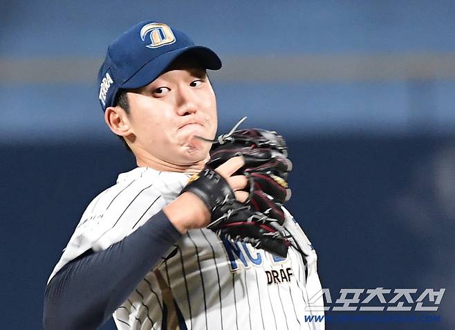 24일 창원 NC파크에서 열린 KBO리그 NC와 LG의 경기. 선발 투구하고 있는 NC 구창모. 창원=송정헌 기자songs@sportschosun.com/2025.09.24/