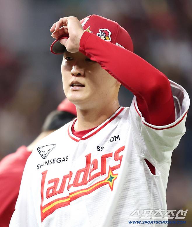 23일 인천 SSG랜더스필드에서 KIA-SSG전. 5회를 무실점으로 마친 선발 김건우. 인천=정재근 기자 cjg@sportschosun.com/2025.9.23/