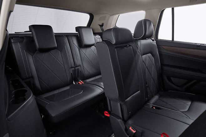 폭스바겐 신형 아틀라스_내부 3열 시트 모습. 사진=폭스바겐 제공