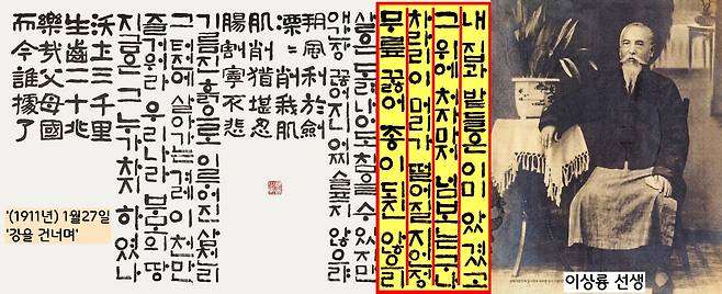 석주 이상룡 선생(1858~1932)은 1910년 경술국치 후 “차라리 목이 떨어질 지언정 무릎꿇고 종이 되어 살지 않겠다”고 다짐하고 ‘만주망명→독립투쟁’의 길을 택했다. |서울역사박물관 제공