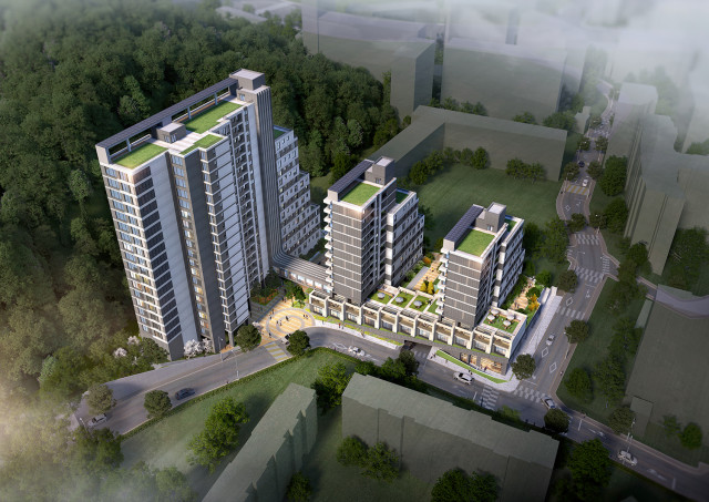 서울 성북구 종암동 ‘개운산마을’ 단지 조감도. 개운산마을 가로주택정비사업조합