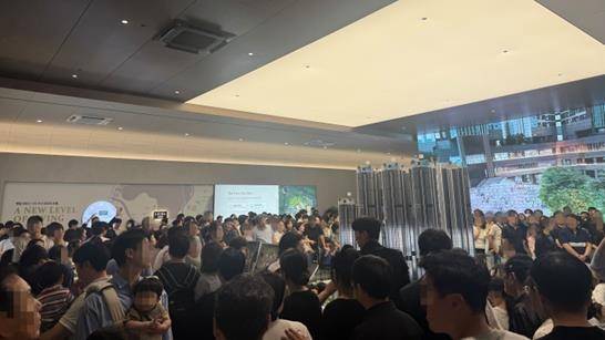 <르엘 리버파크 센텀 선착순 계약 현장>