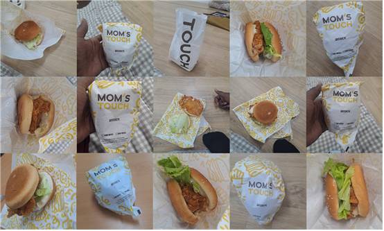 A씨가 지급받은 햄버거 [이주민 인권을 위한 부산울산경남 공동대책위원회·난민인권네트워크 제공]