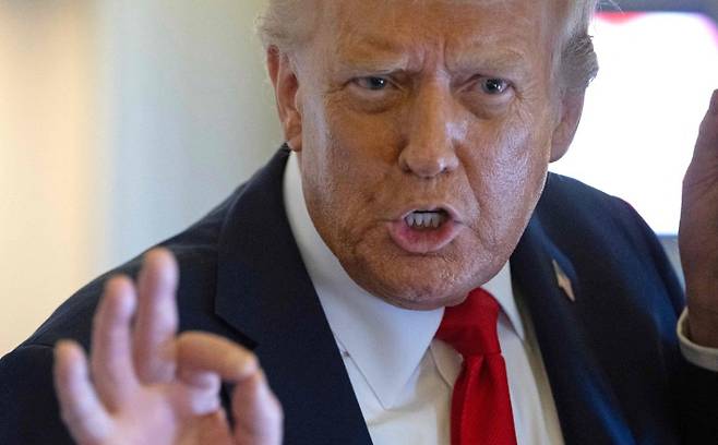 도널드 트럼프 미국 대통령. 연합뉴스