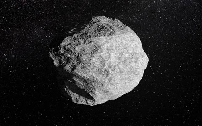 소행성 ‘2024 YR4’ 그래픽 이미지. ESA 제공