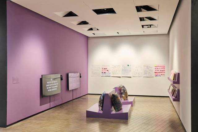 서울 리움미술관 M2에서 열리고 있는 블랙퀀텀 퓨처리즘의 ‘타임 존 프로토콜’ 전시 전경. 사진 제공=리움미술관