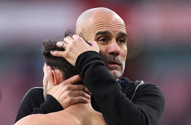 맨체스터 시티 페프 과르디올라 감독. 로이터