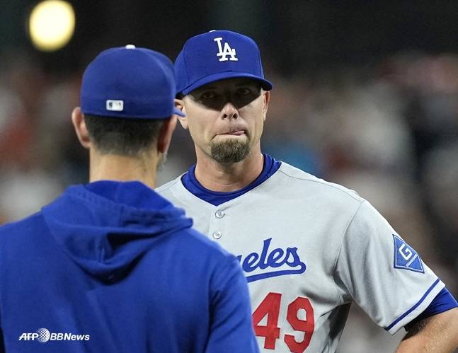 다저스 불펜 투수 블레이크 트라이넨. /AFPBBNews=뉴스1