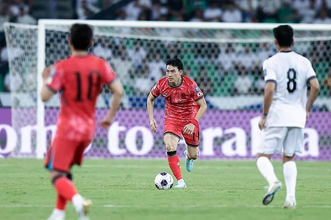 대한민국 축구 국가대표팀 수비수 조유민. /사진=대한축구협회 제공