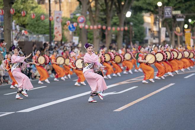 모리오카 산사오도리 축제