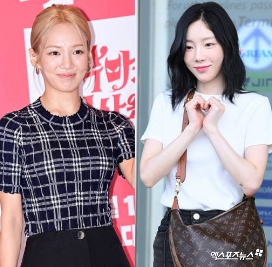 (왼쪽부터) 소녀시대 효연, 태연