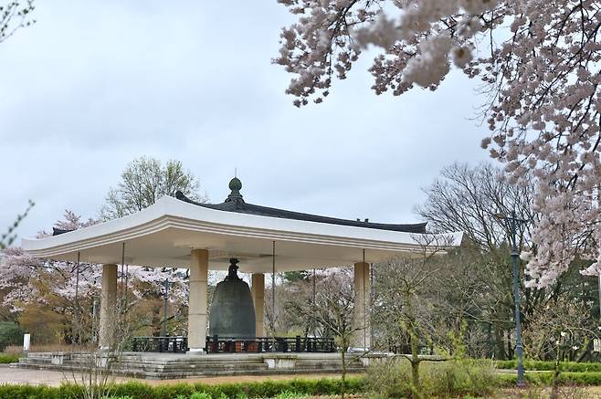 성덕대왕신종 종각  [국립경주박물관 제공. 재판매 및 DB 금지]