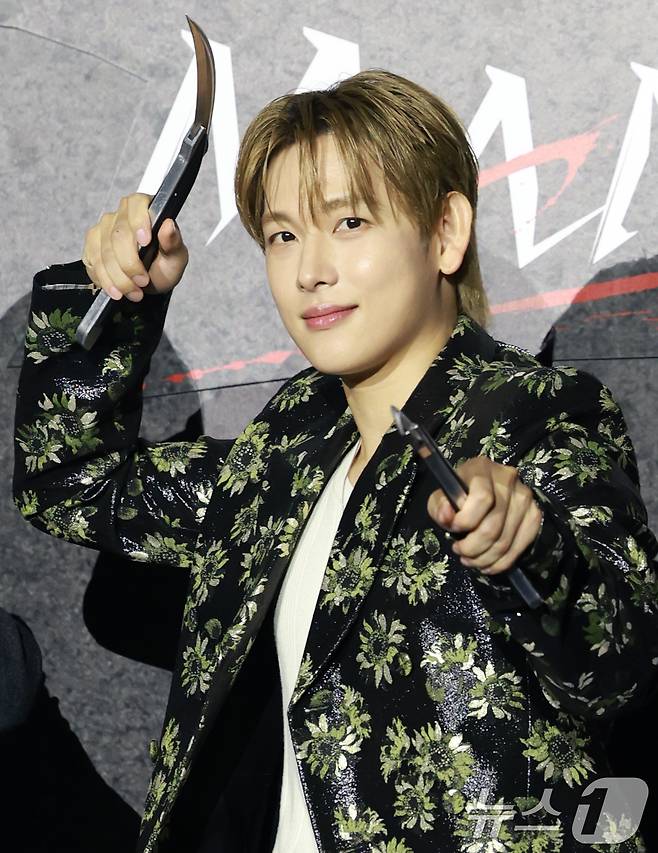 배우 임시완이 25일 오후 서울 광진구 자양동 롯데시네마 건대입구점에서 열린 넷플릭스 영화 ‘사마귀’ 제작보고회에 참석해 포즈를 취하고 있다. 2025.9.25/뉴스1 ⓒ News1 권현진 기자