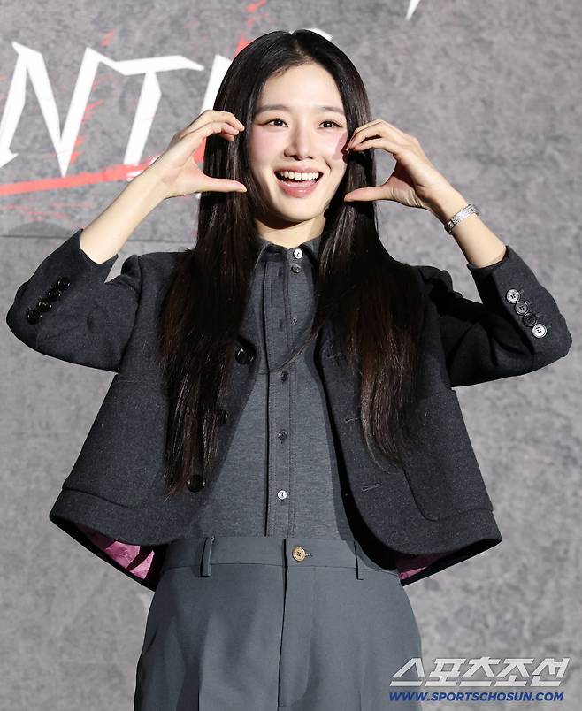 넷플릭스 영화 '사마귀' 제작보고회가 25일 서울 광진구 롯데시네마 열렸다. 배우 박규영이 포즈 취하고 있다. 정재근 기자 cjg@sportschosun.com/2025.9.25/