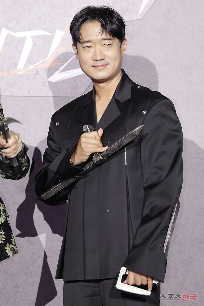 넷플릭스 영화 '사마귀' 제작보고회에 참석한 배우 조우진. 25.9.25 ⓒ이혜영 기자 lhy@hankooki.com