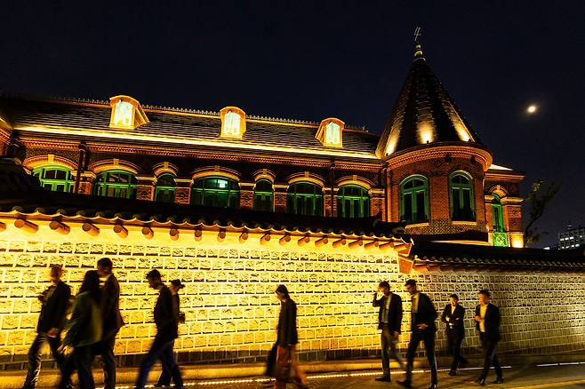 서울 중구 정동길의 야경 /양수열 영상미디어 기자