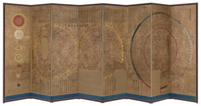 신·구법천문도. 국립민속박물관 제공