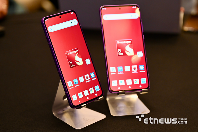 '스냅드래곤 서밋 2025' 벤치마크 이벤트. (사진=공동취재기자단)