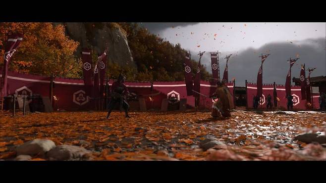 서부극 같은 1대1 대결 연출