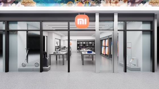 오는 27일 문을 여는 서울 강서구 마곡 샤오미스토어 원그로브점의 모습. 사진 샤오미코리아