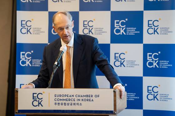 필립 반 후프 주한유럽상공회의소(ECCK) 회장. 사진 ECCK