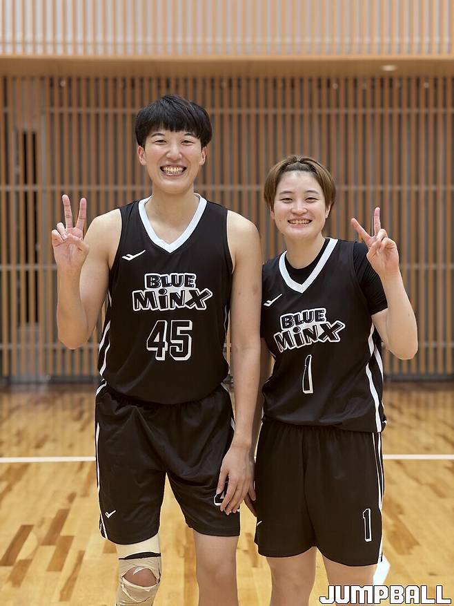 ▲ 삼성생명에서 활약할 가와무라 미유키와 하마니시 나나미(사진 오른쪽)