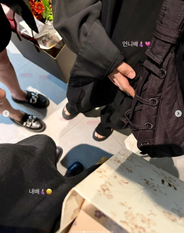 둘째를 임신한 배우 이시영(왼쪽)과 가수 거미. /이시영 소셜미디어